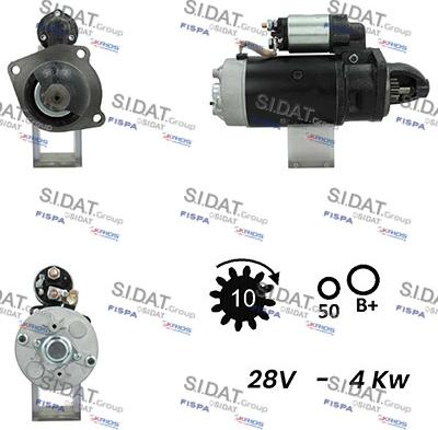 Fispa S24BH0099A2 - Стартер autosila-amz.com