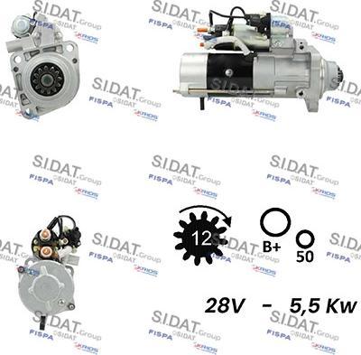 Fispa S24MH0021 - Стартер autosila-amz.com