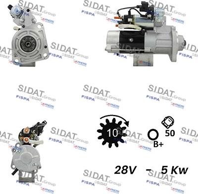 Fispa S24MH0023 - Стартер autosila-amz.com