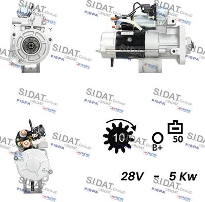 Fispa S24MH0076 - Стартер autosila-amz.com