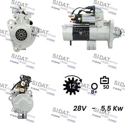 Fispa S24MH0073A2 - Стартер autosila-amz.com