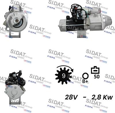 Fispa S24NK0028A2 - Стартер autosila-amz.com