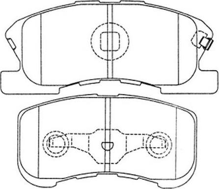 FIT FP6168 - Тормозные колодки, дисковые, комплект autosila-amz.com