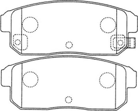 FIT FP0900 - Тормозные колодки, дисковые, комплект autosila-amz.com