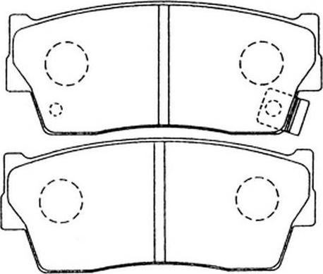 FIT FP0418 - Тормозные колодки, дисковые, комплект autosila-amz.com