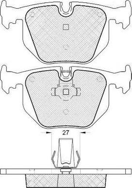 FIT FP0548 - Колодки тормозные дисковые BMW X5 3.0 2000 - 2006; BMW X5 3.0 2003 - 2006; BMW X3 2.0 2008 - 2010 autosila-amz.com