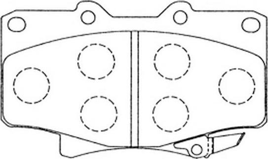 FIT FP0502 - Тормозные колодки, дисковые, комплект autosila-amz.com