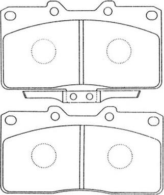 FIT FP0531 - Тормозные колодки, дисковые, комплект autosila-amz.com