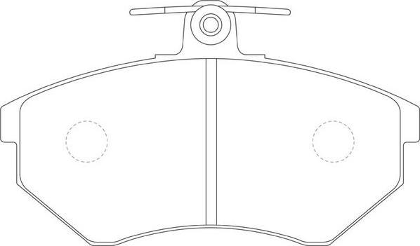 SAF 1HM698151A - Тормозные колодки, дисковые, комплект autosila-amz.com