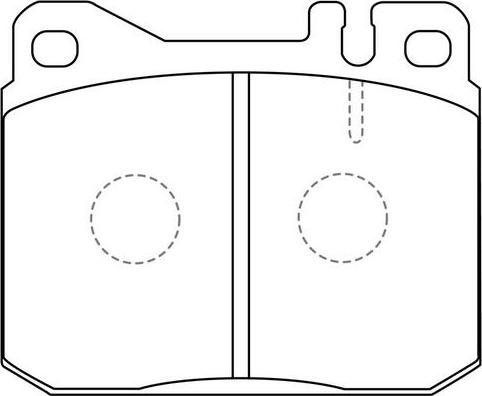 FIT FP0145 - Тормозные колодки, дисковые, комплект autosila-amz.com