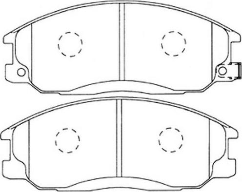 FIT FP0864 - Тормозные колодки, дисковые, комплект autosila-amz.com