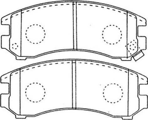 FIT FP0357 - Тормозные колодки, дисковые, комплект autosila-amz.com