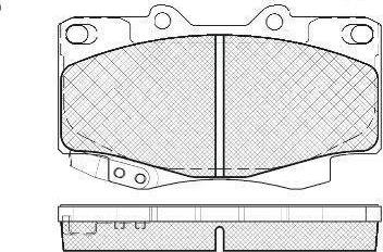 FIT FP0799 - Тормозные колодки, дисковые, комплект autosila-amz.com