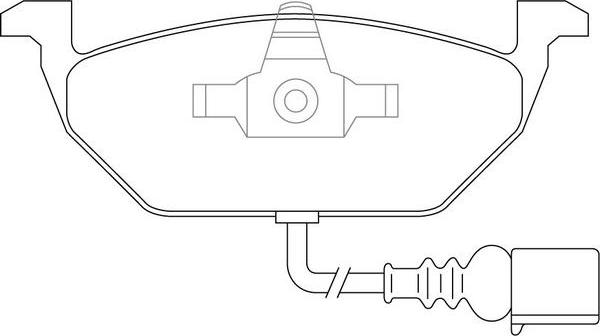 FIT FP0768E - Тормозные колодки, дисковые, комплект autosila-amz.com