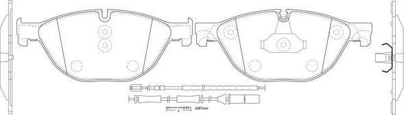 FIT FP1409E - Тормозные колодки, дисковые, комплект autosila-amz.com