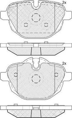 FIT FP1473 - Тормозные колодки, дисковые, комплект autosila-amz.com