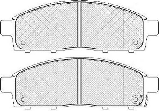 FIT FP1519 - Тормозные колодки, дисковые, комплект autosila-amz.com