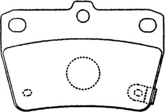 FIT FP1051 - Тормозные колодки, дисковые, комплект autosila-amz.com
