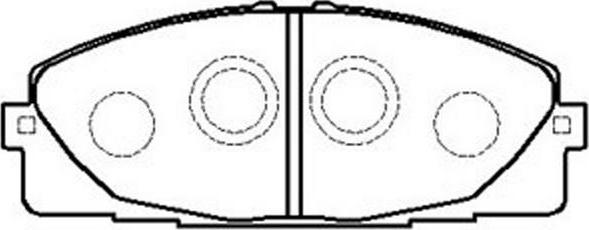FIT FP1067 - Тормозные колодки, дисковые, комплект autosila-amz.com