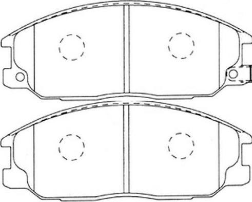 FIT FP1013 - Тормозные колодки, дисковые, комплект autosila-amz.com