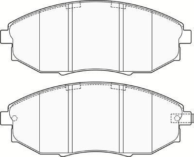 FIT FP1031 - Тормозные колодки, дисковые, комплект autosila-amz.com