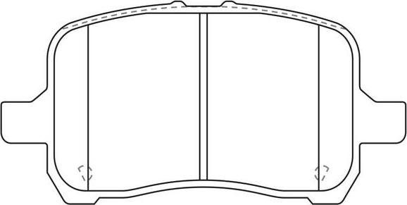 FIT FP1160 - Тормозные колодки, дисковые, комплект autosila-amz.com