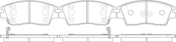 FIT FP1847 - Тормозные колодки, дисковые, комплект autosila-amz.com