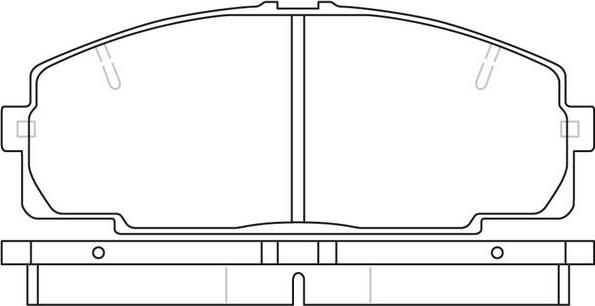 FIT FP1344 - Тормозные колодки, дисковые, комплект autosila-amz.com