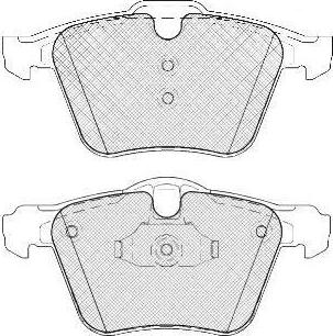 FIT FP1305 - Тормозные колодки, дисковые, комплект autosila-amz.com