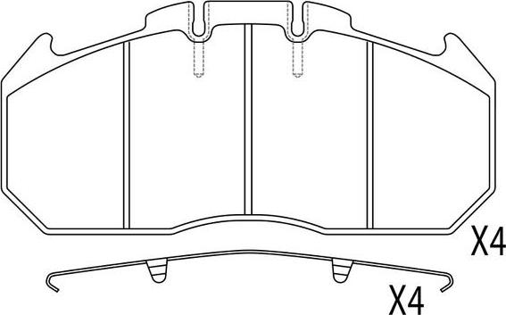 FIT FP1310 - Тормозные колодки, дисковые, комплект autosila-amz.com