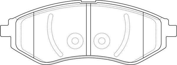 FIT FP1269 - Колодки тормозные дисковые CHEVROLET AVEO 1.6 2011 - ; CHEVROLET AVEO 1.4 2008 - ; CHEVROLET AVEO 1.2 2008 - autosila-amz.com