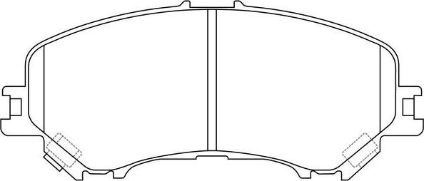 FIT FP1737 - Тормозные колодки, дисковые, комплект autosila-amz.com