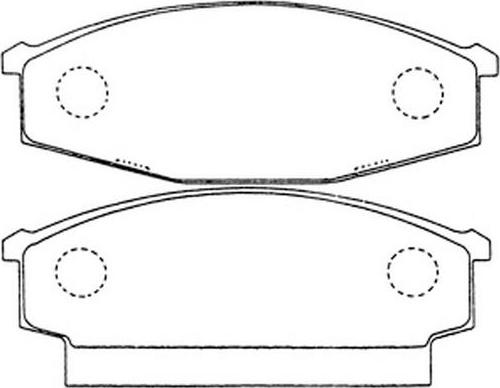 FIT FP2101 - Тормозные колодки, дисковые, комплект autosila-amz.com