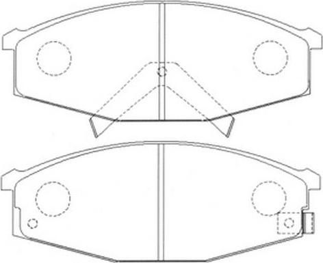 FIT FP2116 - Тормозные колодки, дисковые, комплект autosila-amz.com