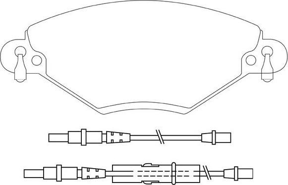 FIT FP2318E - Тормозные колодки, дисковые, комплект autosila-amz.com