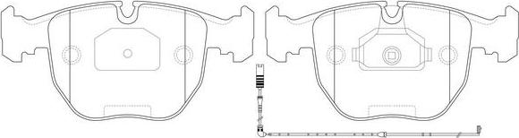 FIT FP2258E - Тормозные колодки, дисковые, комплект autosila-amz.com