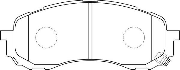 FIT FP7177 - Тормозные колодки, дисковые, комплект autosila-amz.com