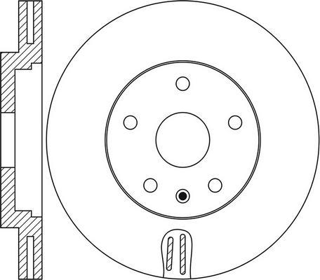 Remy RAD1547 - Тормозной диск autosila-amz.com