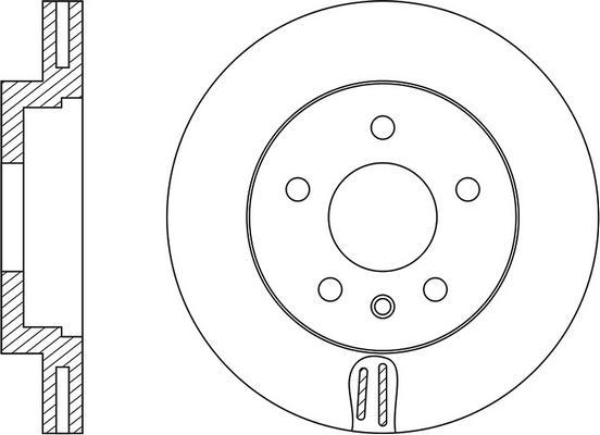 Febi Bilstein 36237 - Тормозной диск autosila-amz.com