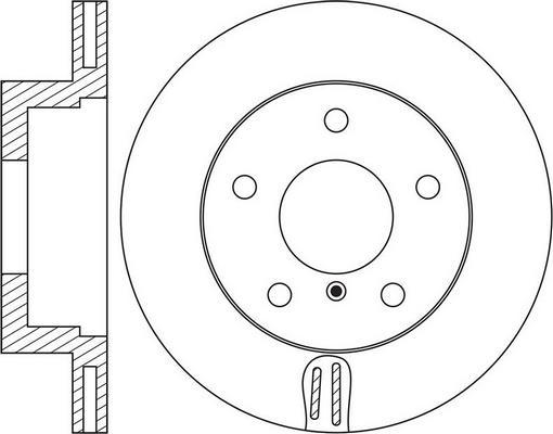 Brembo 9A29514 - Тормозной диск autosila-amz.com