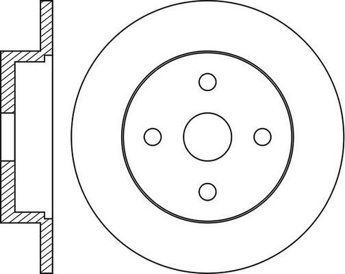 FIT FR1052 - Тормозной диск autosila-amz.com