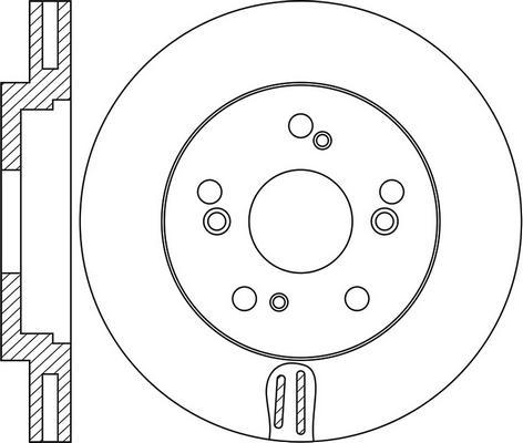 Japanparts JDI490 - Тормозной диск autosila-amz.com