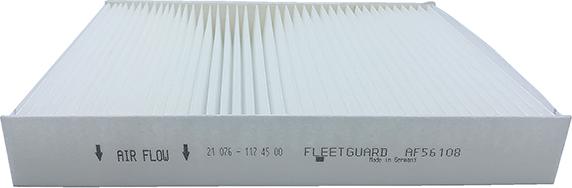 Fleetguard AF56108 - Фильтр воздуха в салоне autosila-amz.com