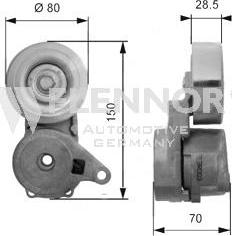 Flennor FA54998 - Ролик, поликлиновый ремень autosila-amz.com