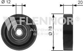 Flennor FS99401 - Ролик, поликлиновый ремень autosila-amz.com