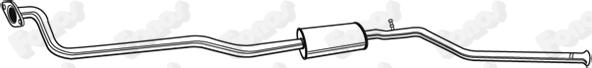 Fonos 613865 - Средний глушитель выхлопных газов autosila-amz.com