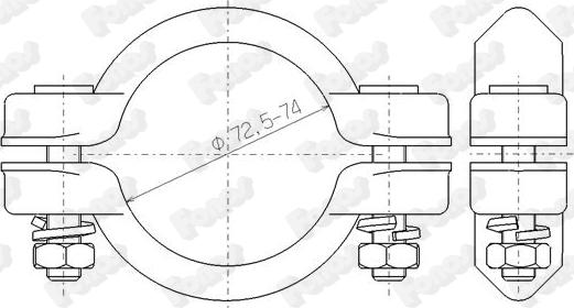 Fonos 86170 - Соединительные элементы, система выпуска autosila-amz.com