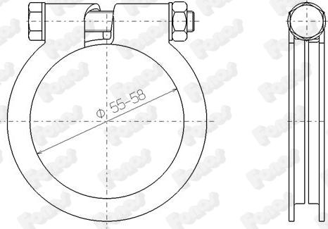 Fonos 81815 - Соединительные элементы, система выпуска autosila-amz.com