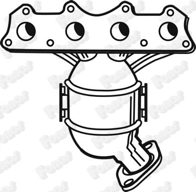Fonos 28208 - Катализатор autosila-amz.com