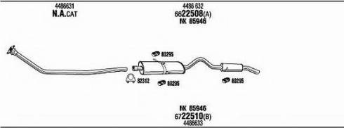 Fonos CH70008 - Система выпуска ОГ autosila-amz.com